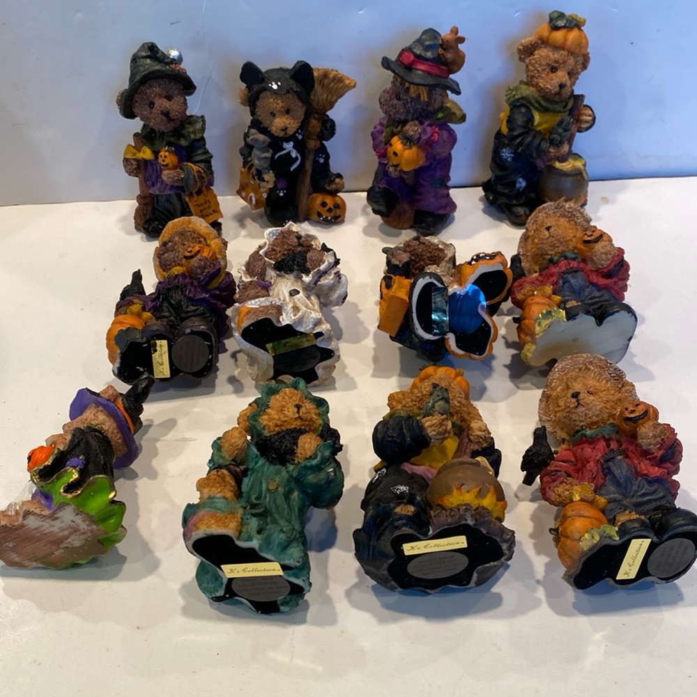 NIB K Collection Set of we Polyresin Autumn & Halloween Figurines